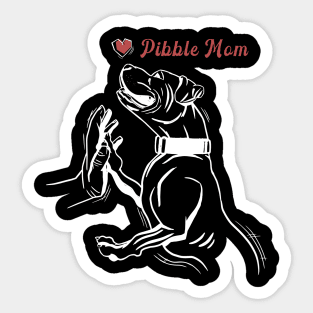 pibble mom Sticker